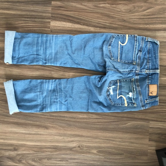 TWO PAIRS! Ripped Cropped Jeans! - Picture 4 of 10